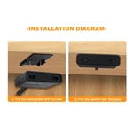 AC220V Ultra thin double door switch