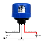 LED Outdoor Light Sensor Switch