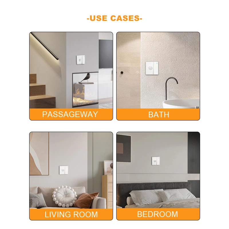 Human sensor panel switch